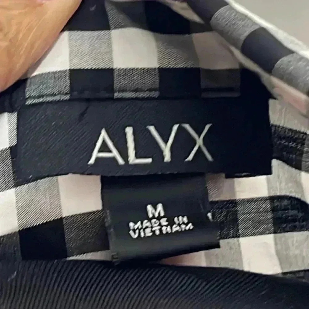 Alyx Gingham Checked Button Front Midi Dress Size… - image 5